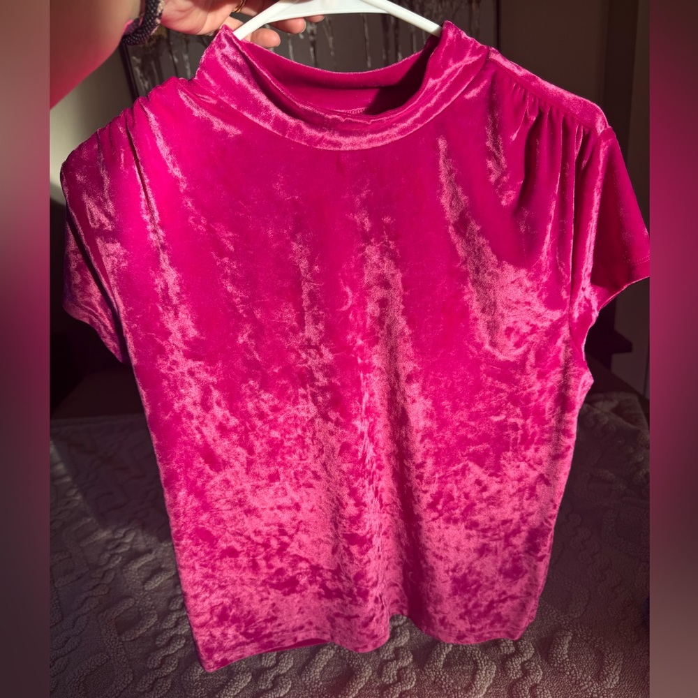 Size XL crushed velvet top. A new day target brand.